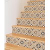 AMAZING WALL Talavera Spanish Bohemian Tiles Style Stairs Self Adhesive