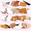 LIQWEI 8 Pcs High Heels Patch, Square High Heel Replacement