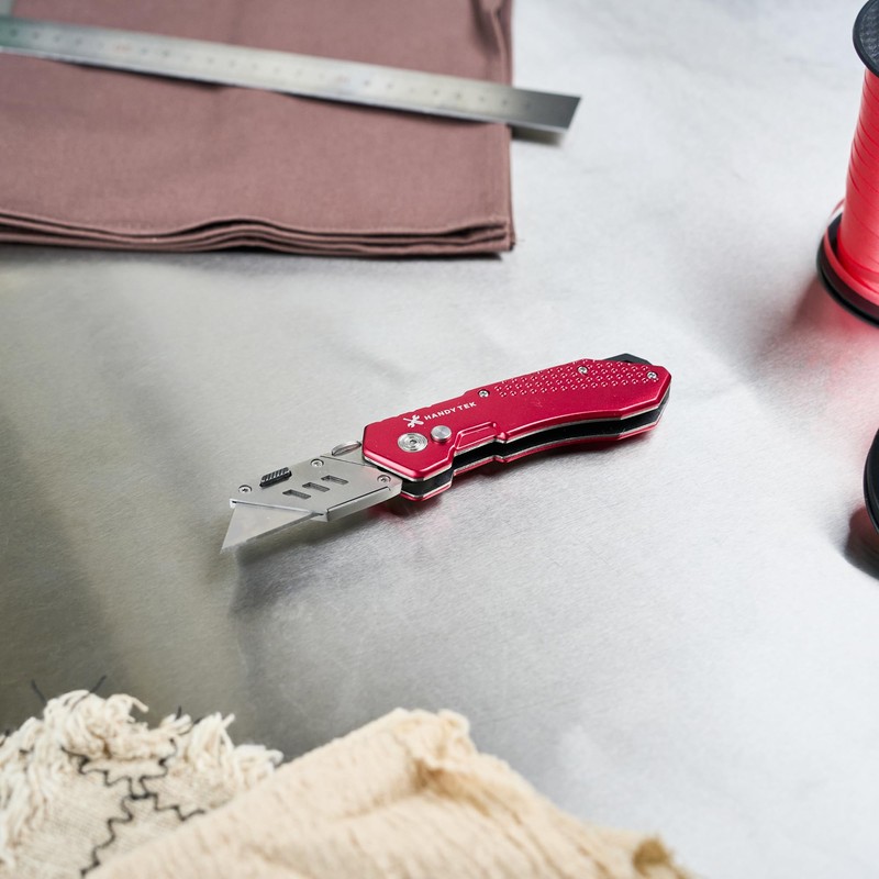 Handy Tek Quick Change Blade Razor Knife, 1 Folding Utility