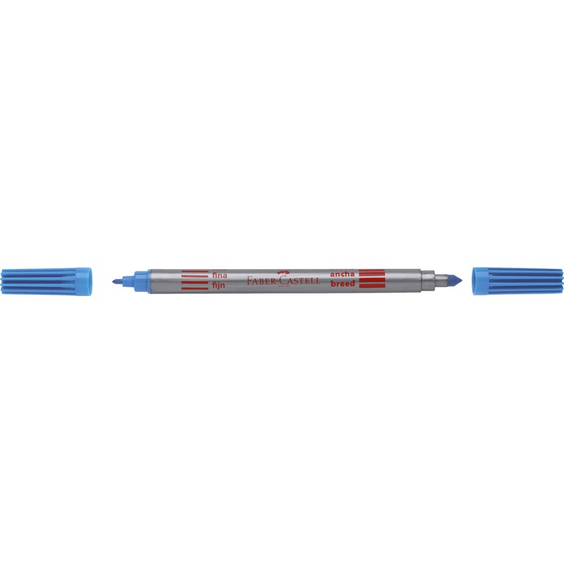 Faber-Castell 151110 - Doppelfasermaler, 10er Etui