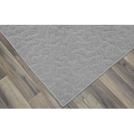 Garland Rug Ivy Collection Area Rug, 9 ft x 12 ft, Silver