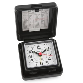 Champion Folding Basic Travel Alarm Clock TR50 (Black)