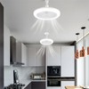 Peaoop Silent Socket Fan Light - Screw-in Ceiling Fan Light