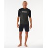 RIP CURL Mens Shock UV Short Sleeve Rash Vest Top