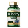 Bilberry Extract Capsules | 2400mg | 200 Count | Vegan