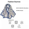 Pokeedioty Scarfs for Women Lightweight Scarves Elegant Floral Pattern Sheer
