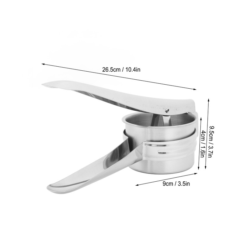 Stainless Steel Potato Ricer and Masher Ricer Stainless Steel Fruit