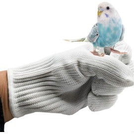 Refein Bird Training Anti- Bite Gloves, Parrot Chewing Working Protective Gloves, Chewing Protective Steel Wire Gloves for Birds Gripping/Training/Feeding