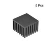 sourcing map Heatsink Cross Shaped Notches for MOS GPU IC
