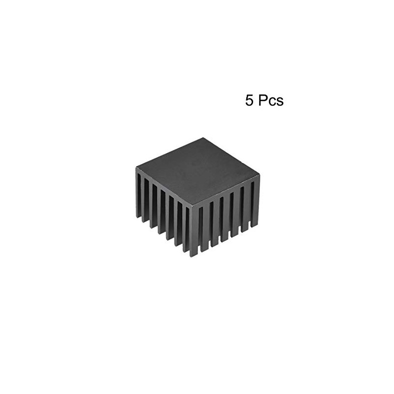 sourcing map Heatsink Cross Shaped Notches for MOS GPU IC