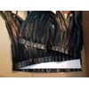 Sowder 1 Yard Black Rooster Feather Fringe Trim 25-30cm Wide