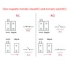 Gebildet Magnetic Iron Door Switch RC-36 3 Wire NC+NO Retractable