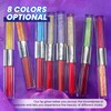 CHARMACY Multichrome Double Head Non-Stick Lip Gloss, Metallic Colourful Lip