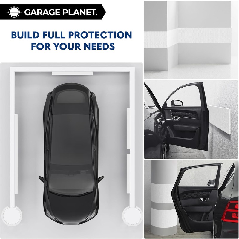 H1 Garage Wall Protector Car Door Wall Protector, Tool-Free, Designed
