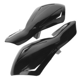 Ciieeo 2pcs Motorcycle Handguards Protector for Modified Handlebar Wind and Rain Resistant Covers Compatible with Off Road Bikes Easy Installation Stylish Black Design