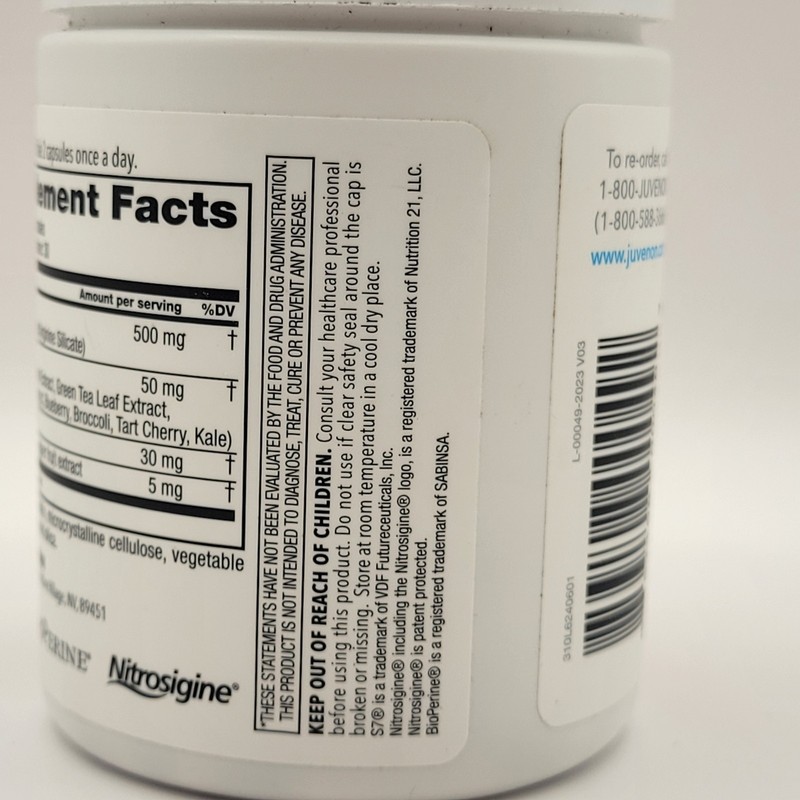 Juvenon Juvenon BLOODFLOW-7 Blood Circulation - 60 Capsules Nitric Oxide