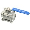 DAN SPEED NPT 3-Piece Stainless Steel SS304 Ball Valve, Industrial