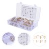 CHILDWEET 40pcs Pipe Clamp Double Wire Hose Clamp Bolt Wire