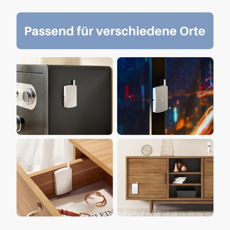 Chuango WD-80 Wireless Vibration Sensor for Chuango Alarm Systems, Vibration