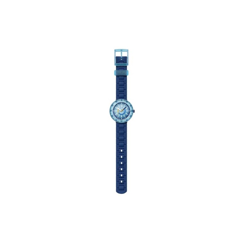 Flick Flak FCSP133 Kids' Watch, Bluebrick