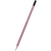 Faber-Castell 2001 Graphite Pencil Grip with Eraser in Box 12-Pieces,