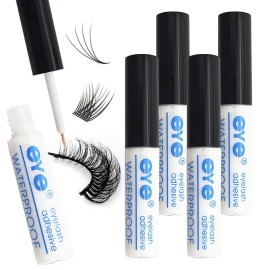 Waterproof Long-Lasting False Eyelash Glue Set, Quick-Dry Individual Lash Adhesive for Extensions, Professional Eye Makeup Tool for Women & Girls, Lash Kit