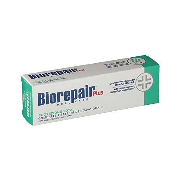 SET Biorepair TOTAL PROTECTION plus TOOTHPASTE mineralize repairs enamel NO
