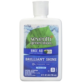 Seventh Generation Rinse Aid Free and Clear -- 8 fl oz, Packaging May Vary