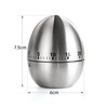HENGBIRD Kitchen Timer, Kitchen Timer, Egg-shaped Funny Egg Timer, Stainless