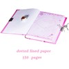 DUDUBUY Sweet Kitty Secret Diary with Lock 7" Journal Notebook