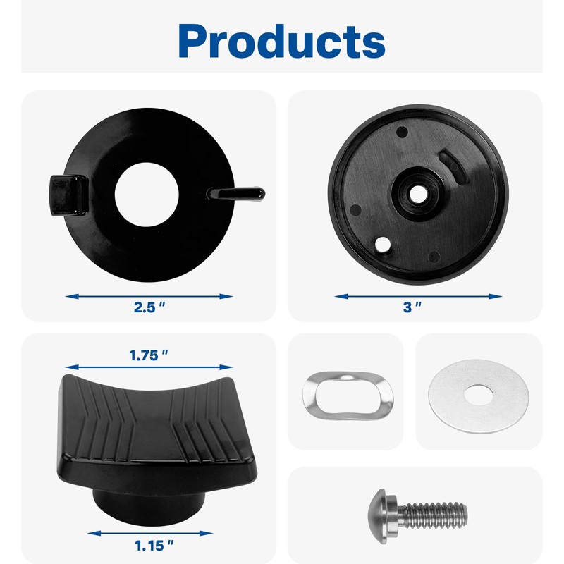 superbobi 1726 Replacement Lid Knob Without Vent for Rena Ware