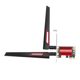 PCIe Network Card Dual Antennas 802.11ac/a/b/g/n for Win 10 2.4GHz 5GHz 1200Mbps Dual Band BT 4.0 WiFi Network Card with 2 10 DBi Gain