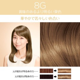 L'Oréal Paris Excellence R Cream Type Hair Color for Gray Coverage, 8G Brighter Golden Chestnut