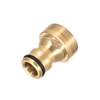 sourcing map Brass Faucet Tap Quick Connector M22 M24 UNF