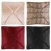WOVOWOVO 35” Large Satin Square Head Scarf, 4PCS Silk Like