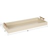 Kate and Laurel Lipton Modern Narrow Tray, 10 x 24,
