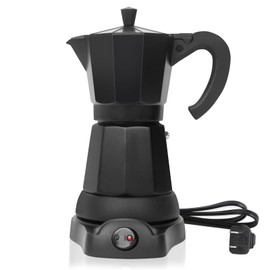 LAOION Cafetera Espresso Maker, 6 Cup Portable Coffee Machine, 300ml Portable Cafeteras Electricas Modernas, Electric Moka Pot with Detachable Base & Overheat Protection, Coffee Gift for Home Travel