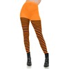 Sugar Sunday Opaque Striped Tights for Women Stripe Pantyhose Black