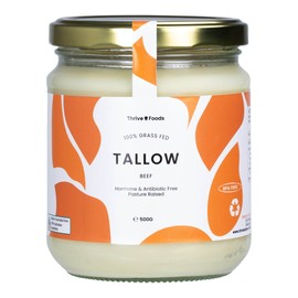 Thrive Tallow 100% Grass Fed Tallow - Beef, 500g