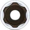 BGS 2972" Super Lock Deep Socket, Silver, 1/4" 12 mm