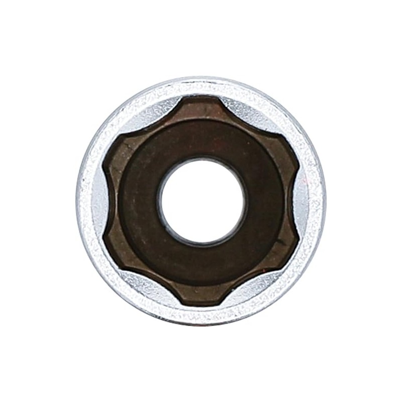 BGS 2972" Super Lock Deep Socket, Silver, 1/4" 12 mm