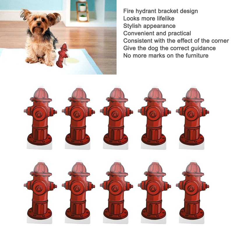 WQAPVHBG 10Pcs Fake Fire Hydrant for Dogs to Pee On,