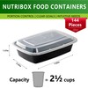 24oz Meal Prep Containers with Lids and Forks 48 Set