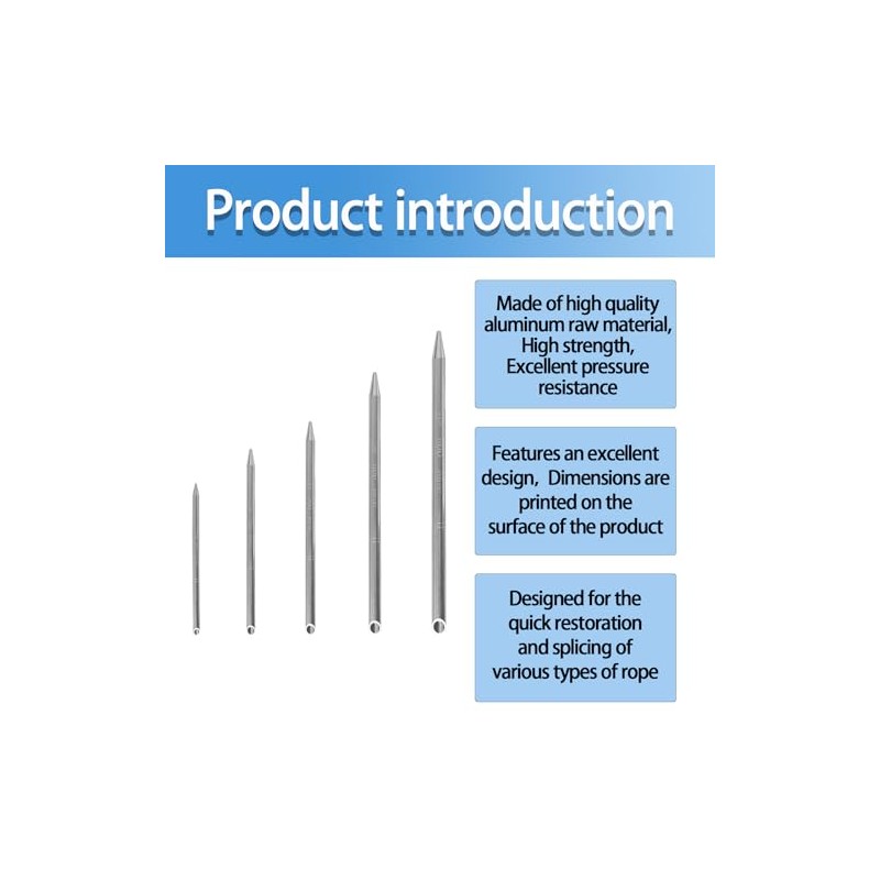 XIALUO Rope Splicing Tool Kit for Double Braid Ropes