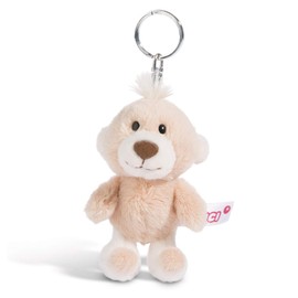 NICI Plush Toy Baby Bear Key Ring 10 cm - Teddy Bear Cuddly Toy Pendant with Keyring for Lanyard, Keychain, Key Holder & Key Chain - Bag Charm - 44471