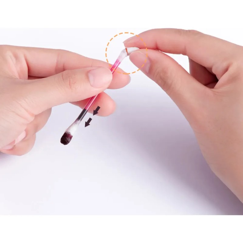 Juego De Bastoncillos De Algodón Para Pintalabios De 20 Piez