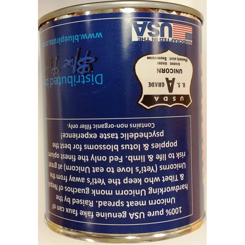 Canned Unicorn Meat Lunch Spread Gag Gift!