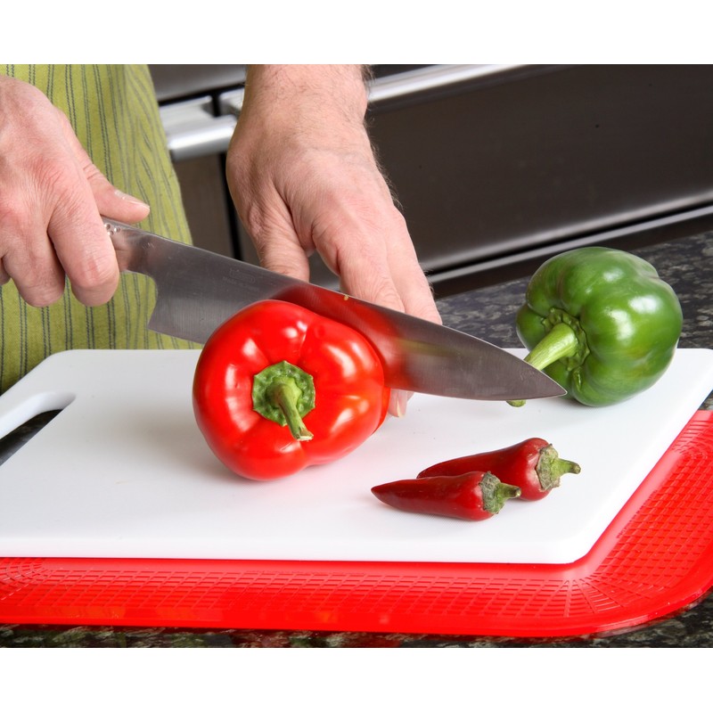 NRS Healthcare Dycem Red Non-Slip Rectangular Mat - 25 x