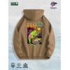 Iguana Cold One Tropical Graphic Hoodie 100% Cotton US Warehouse