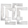 C.R. LAURENCE V1E4GKCLR CRL Clear Gasket Replacement Kit for Vienna Hinges
